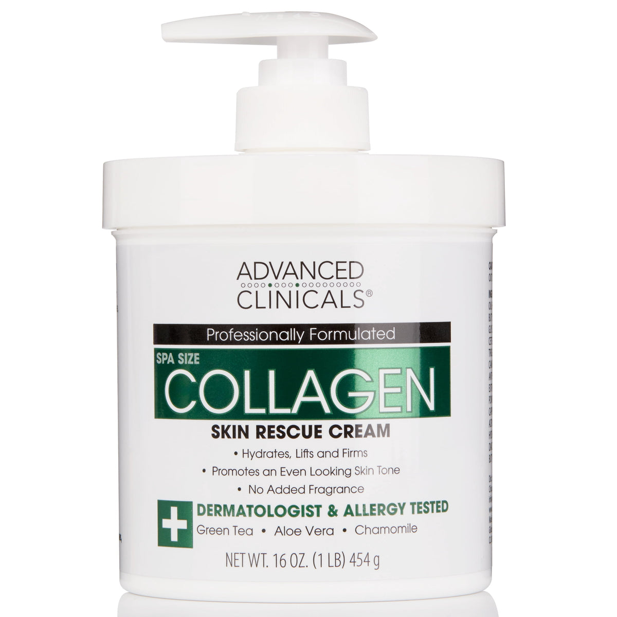 Advanced Clinicals Collagen Cream Body Lotion