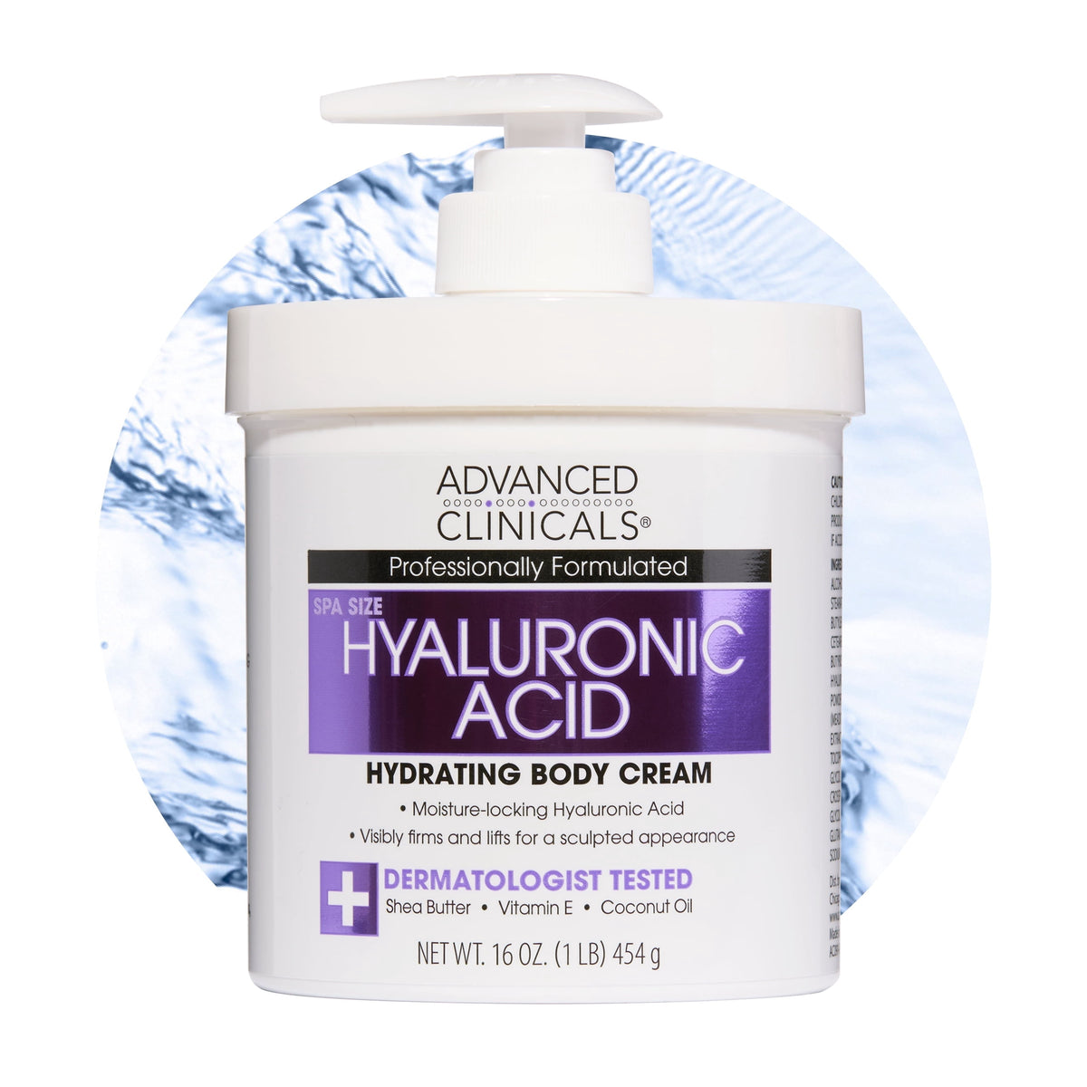 Advanced Clinicals Hyaluronic Acid Face and Body Cream