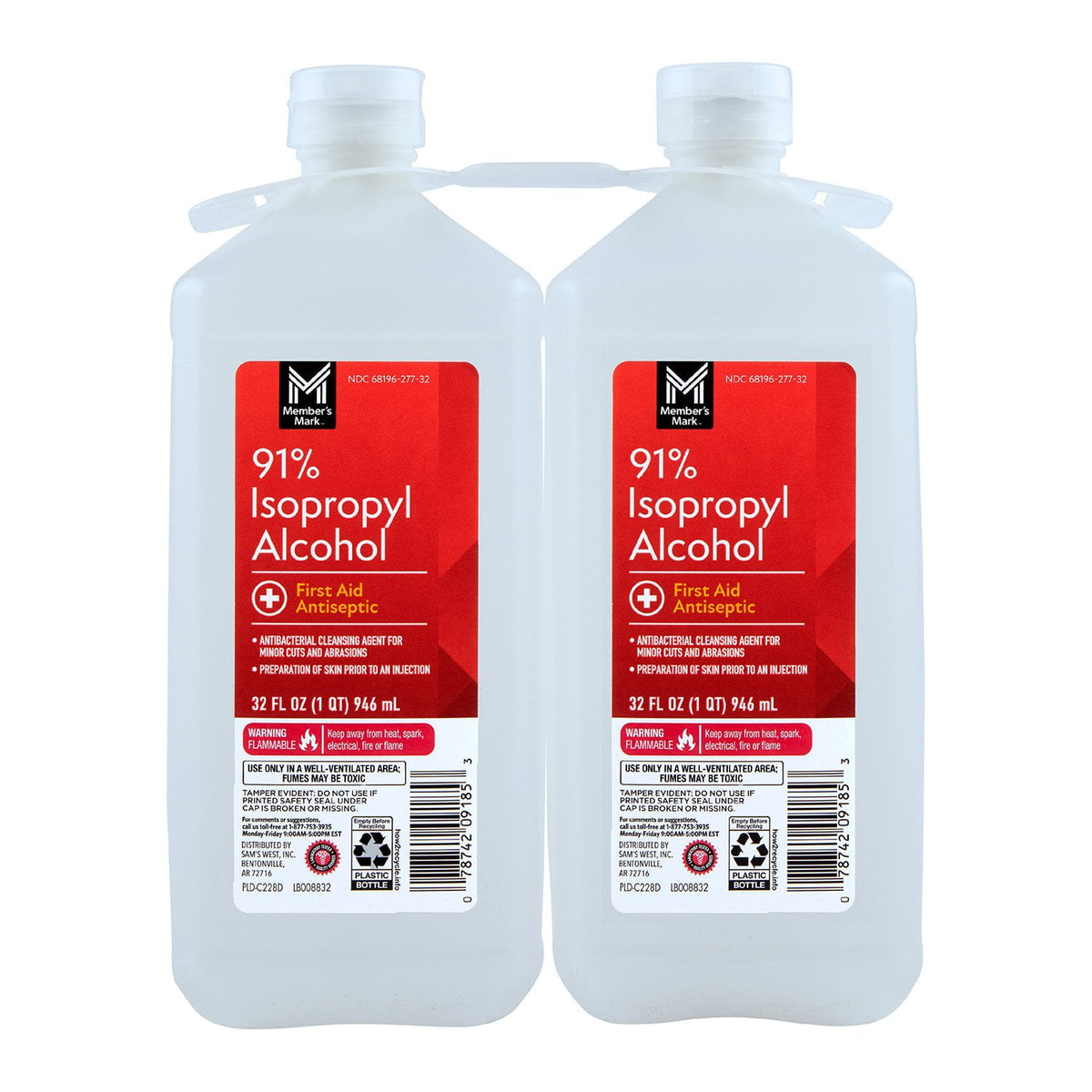 Member's Mark 91% Isopropyl Alcohol
