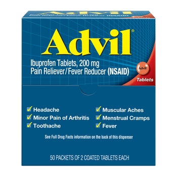 Advil Ibuprofen 200mg 50 Packets