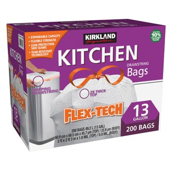 Kirkland Signature Flex-Tech Kitchen Trash Bag