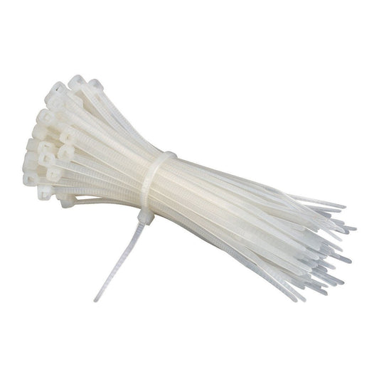 Storehouse 4in White Cable Ties 100 Pack