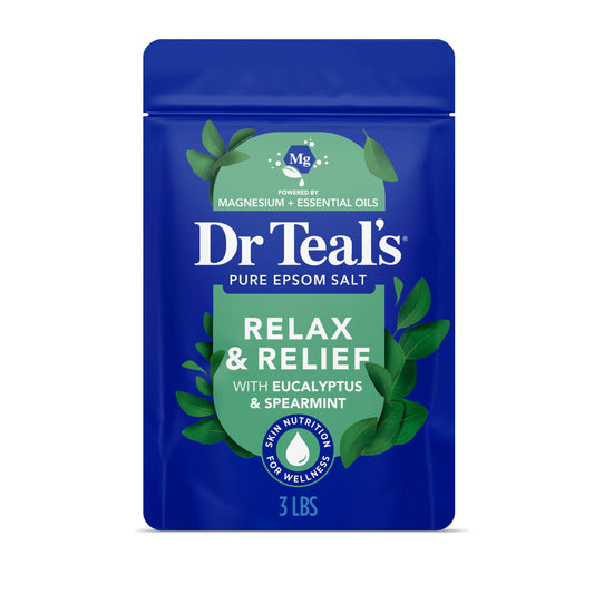 Dr Teal's Epsom Salt Magnesium Soak, Eucalyptus & Spearmint