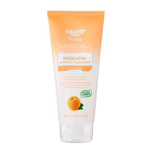 Equate Medicated Apricot Facial Cleanser with Acne Medication