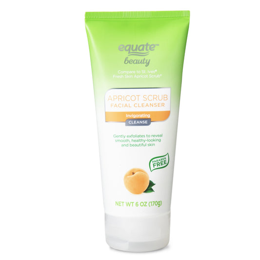 Equate Apricot Scrub Facial Cleanser for Normal to Oily Skin