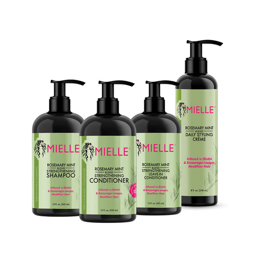 Mielle Organics Shampoo + Conditioner Combo Pack, Rosemary Mint