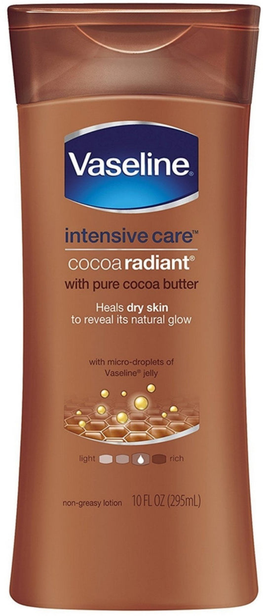 Vaseline Intensive Care Body Lotion, Cocoa Radiant, 3-Pack