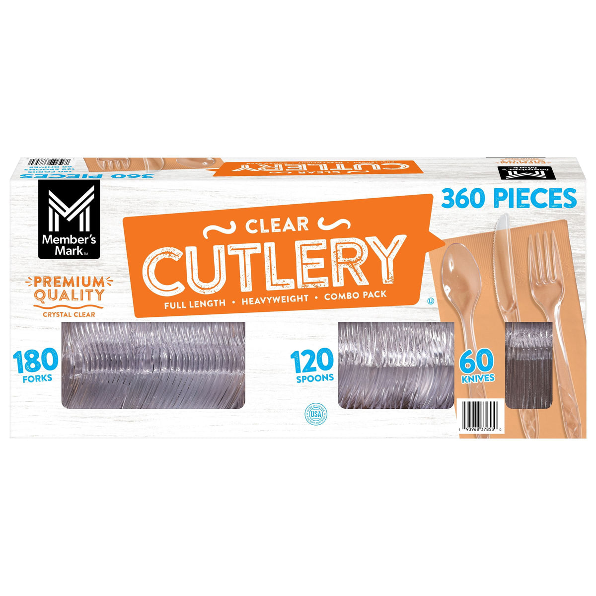 Member's Mark Clear Cutlery Combo Pack