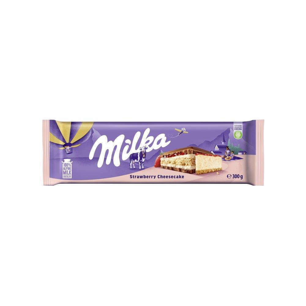Milka Strawberry Cheesecake Tablet