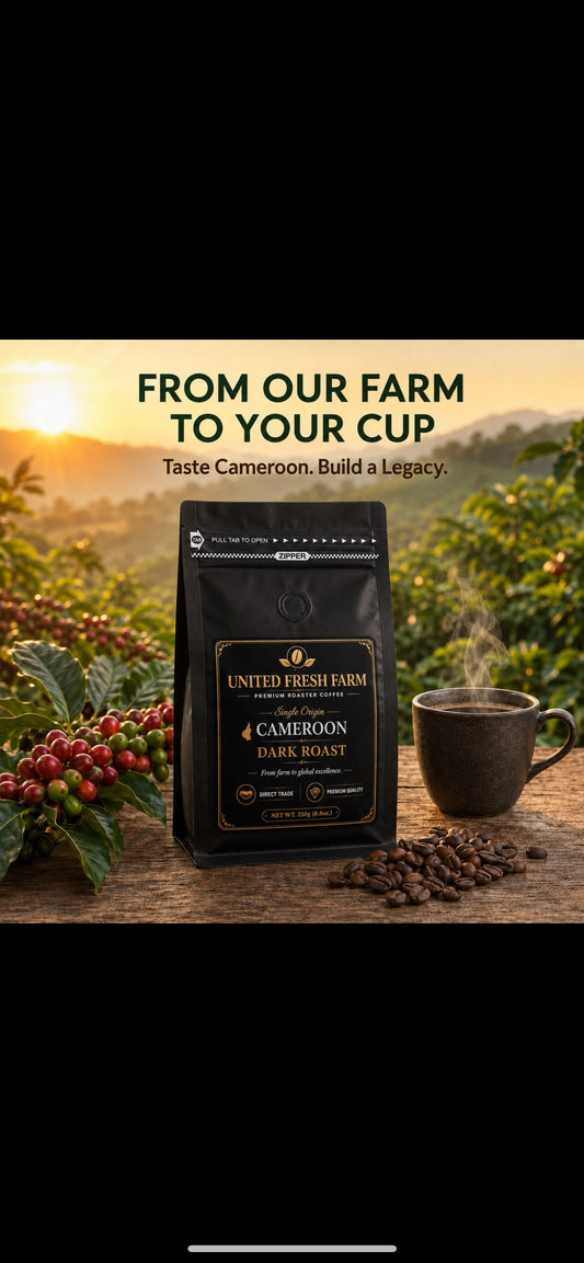 Cameroon Coffee – Dark Roast – United Fresh Farm (250 g)
